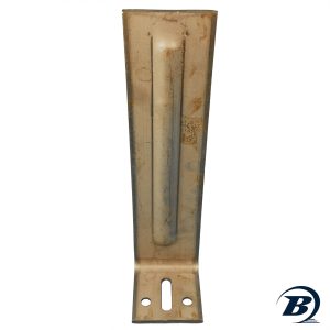 Ribbed Bunk Bracket, 12" x 3"